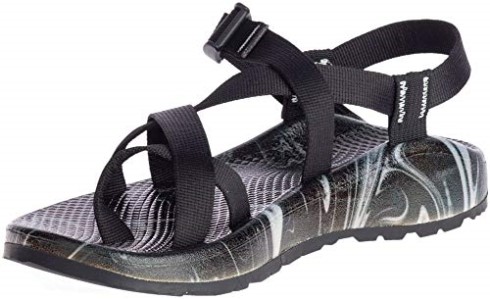 Ascend Negro Estampado Chacos Hombre Z2 Cloud