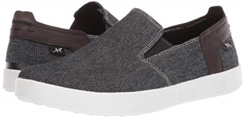 Zapato Slip-on De Hombre En Tela Davis Chacos Negros