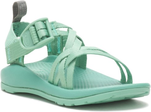 Chacos Zx/1 Ecotread Sandalia Para Niños Pequeños Crema De Menta