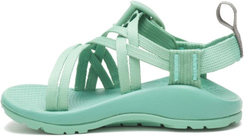 Chacos Zx/1 Ecotread Sandalia Para Niños Pequeños Crema De Menta