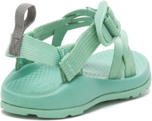 Chacos Zx/1 Ecotread Sandalia Para Niños Pequeños Crema De Menta
