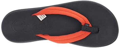 Chacos Chillos Flip Sandal Tubo Hombre Naranja Picante