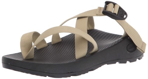 Chacos Solid Tan Hombre Negro Sport Sandalias