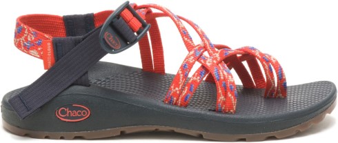 Chacos Mujer Mega Z/cloud Botanic Naranja Picante