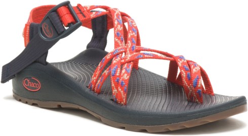 Chacos Mujer Mega Z/cloud Botanic Naranja Picante