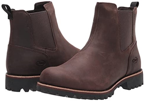 Bota Impermeable De Hombre Chacos Field Marrón Oscuro Chelsea