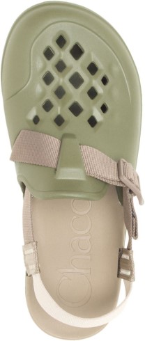 Zueco Chillos Hombre Musgo Chacos