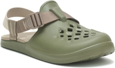 Zueco Chillos Hombre Musgo Chacos