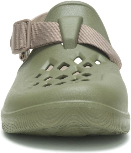 Zueco Chillos Hombre Musgo Chacos