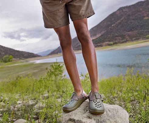 Zueco Chillos Hombre Musgo Chacos