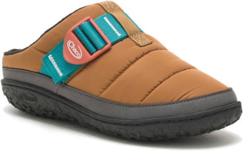 Zueco De Mujer Retro Ramble Puff Chacos Marrón Camel