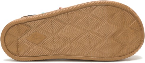 Zueco Chillos De Mujer Retro Marrón Camel Chacos