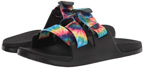Sandalia Mujer Chillos Slidechillos Slide Chacos Dark Tie Dye