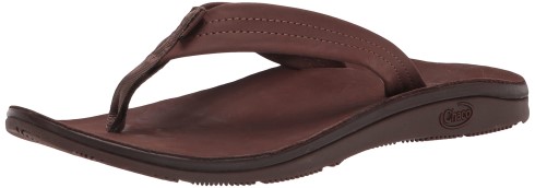 Chanclas Clasicas Mujer Piel Chacos Marron Oscuro