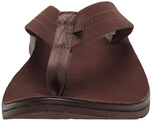 Chanclas Clasicas Mujer Piel Chacos Marron Oscuro