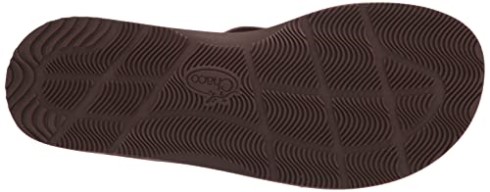 Chanclas Clasicas Mujer Piel Chacos Marron Oscuro