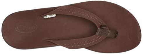 Chanclas Clasicas Mujer Piel Chacos Marron Oscuro