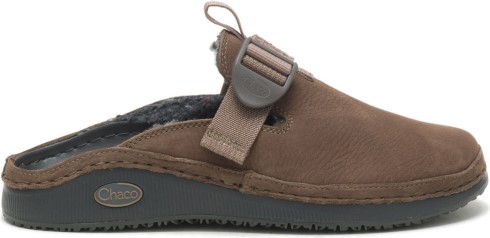 Zueco Paonia Mujer Pelusa Tierra Marron Chacos