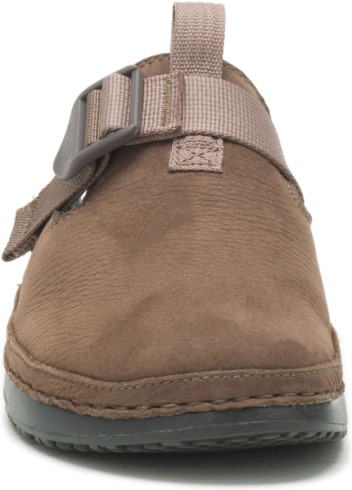 Zueco Paonia Mujer Pelusa Tierra Marron Chacos