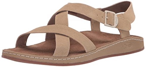 Sandalia Wayfarer Mujer Chacos Gamuza Buff