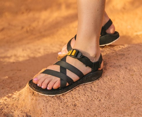 Chacos Ancho Ancho Mujer Z/cloud X2 Negro Solido